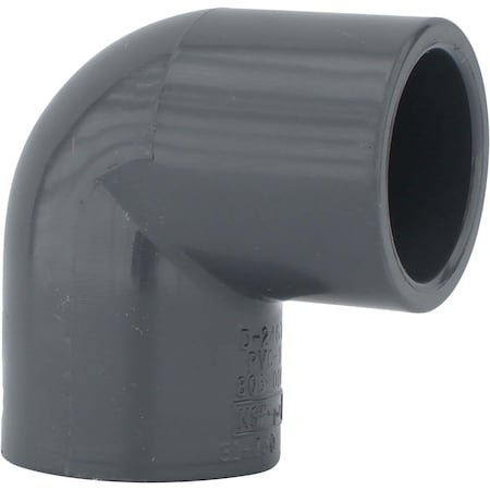 Charlotte Pipe And Foundry 1-1/2 In. Slip x Slip Schedule 80 90 Deg. PVC Elbow 1/4 Bend PVC 08300  1800HA